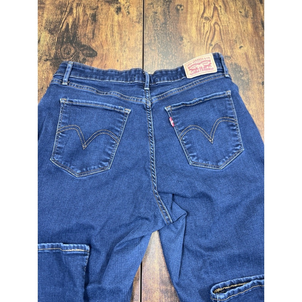 Women's Levi's Classic Mid-rise Skinny Jeans Denim 12M Stretch 31x30 - Picture 7 of 7